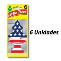 KIT DE AROMATIZANTE LITTLE TREES VANILLA PRIDE 6 UNIDADES