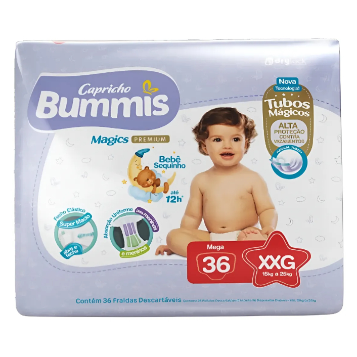 Fralda Bummis Xxg, 36 Unidades em Oferta na Shopee