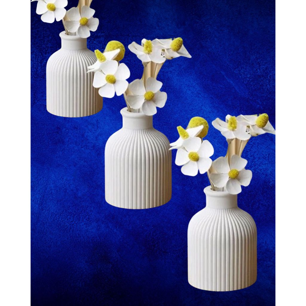 kit  10  vasosde gesso para decoração centro de mesa, aniversário ,casamento