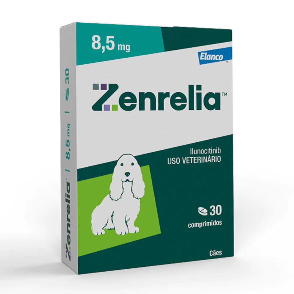 Antialérgico Zenrelia 8,5 Mg para Cães 30 Comprimidos em Oferta na Shopee