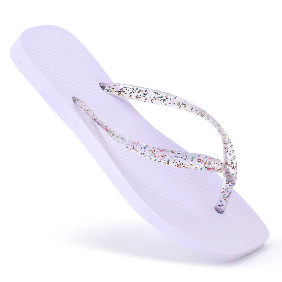 Glitter Chinelo Feminino – Sandália Leve e Macia para Adultos do 33 ao 40