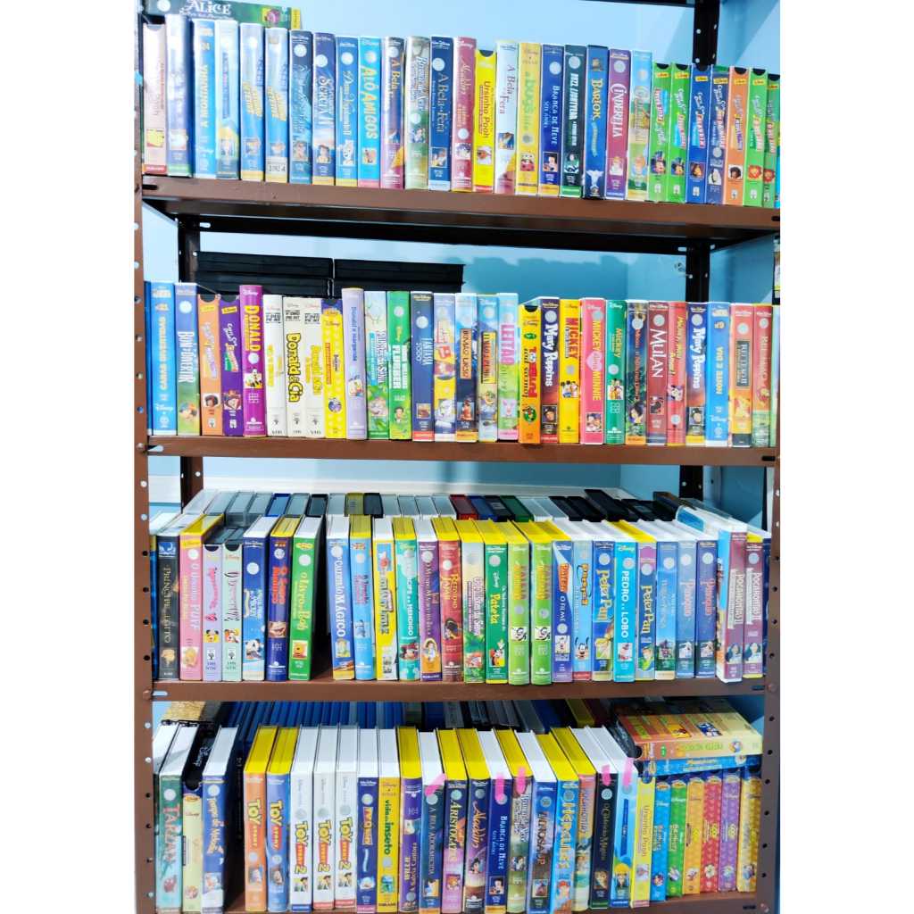 Fitas VHS Disney Desenhos e Pixar - Filmes Diversos