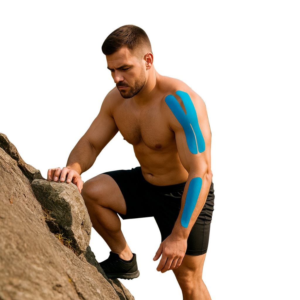 Fita Knesio Tape Bandagem adesiva funcional alivia a dor lesão Montaismo atleta Tape Fisioterapia Adesivo Pré-cortado em Oferta na Shopee