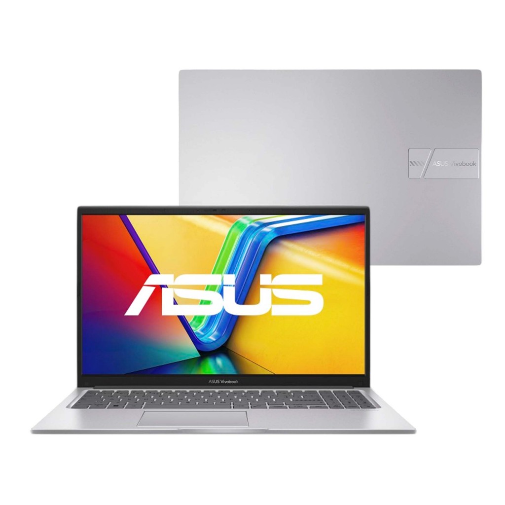 Notebook Asus Vivobook intel i5 13ª 4gb Ram 256gb Ssd NVME Tela 15FHD LINUX - PRATA