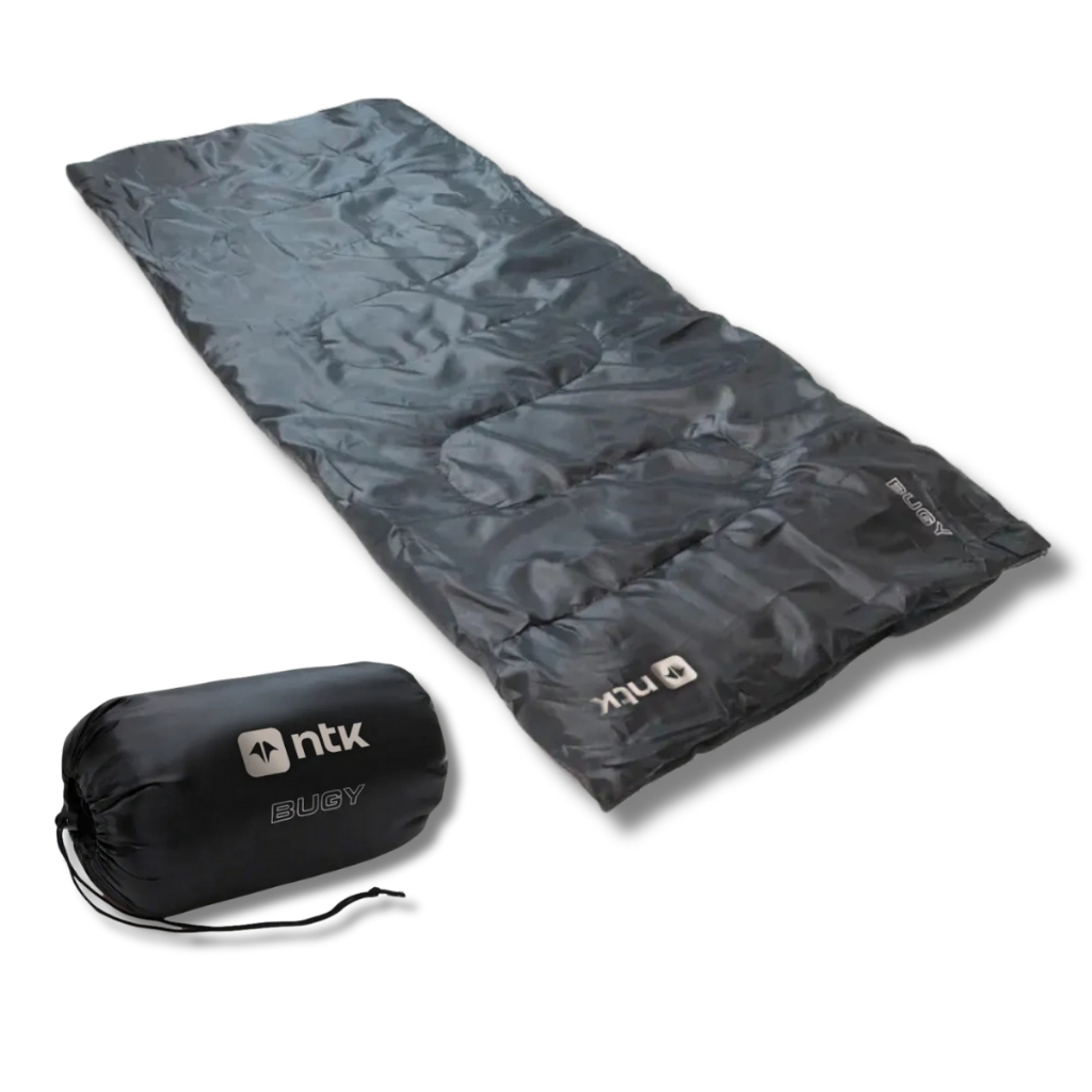 Saco de Dormir Bugy Nautika 8°C à 15°C Aberto Vira Cobertor 1,80mx1,50m Leve e Compacto em Oferta na Shopee