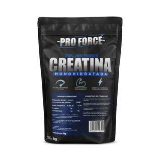 Creatina Monohidratada Pura 1kg, PRO FORCE, Creatine, Creatina 100% Pura em Oferta na Shopee