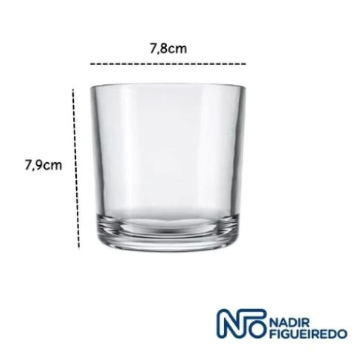 Copo Bar Rocks 265ml Whisky Aperitivo Nadir Unitário