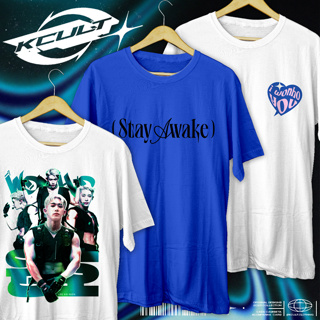 Camiseta Unissex  'Stay Awake' 'WONHO' Meme Lee Ho-seok KPOP Aesthetic em Oferta na Shopee