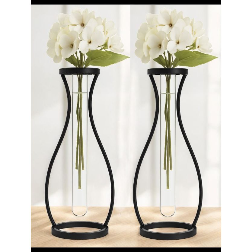 Kit 2 Vasos Decorativos Minimalistas | Decoração Moderna e Sofisticada
