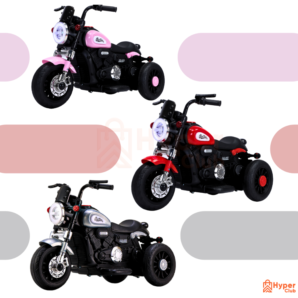 Brinquedo Harley Moto Elétrica Infantil Motinha Elétrica Led e Bateria 6v até 30 kg