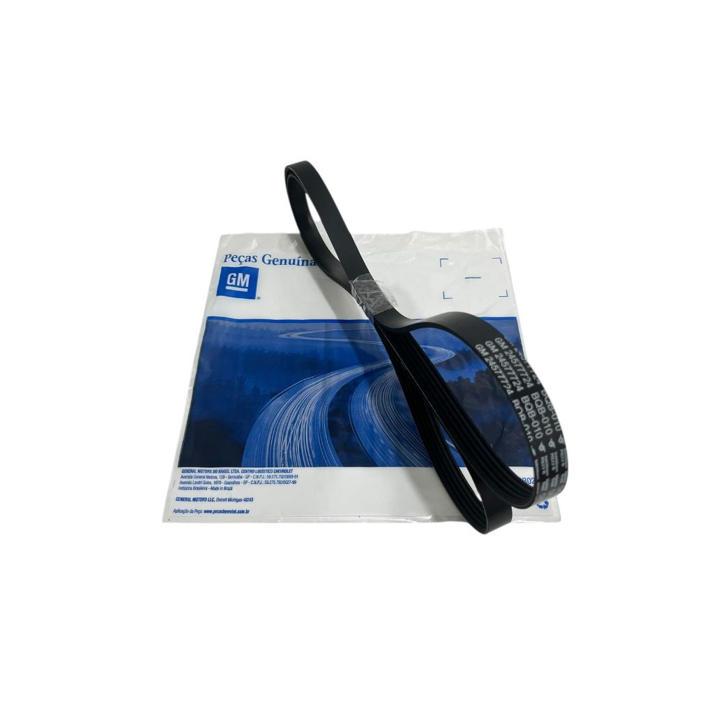 Correia Alternador Compressor Direção Hidráulica Cobalt 1.8 Spin Poli-V 5pk1770 Original Gm