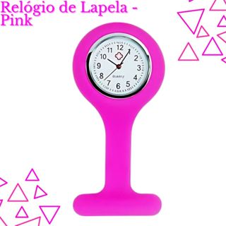Relógio de Lapela para Enfermagem de Fixar no Jaleco - Cores em Oferta na Shopee