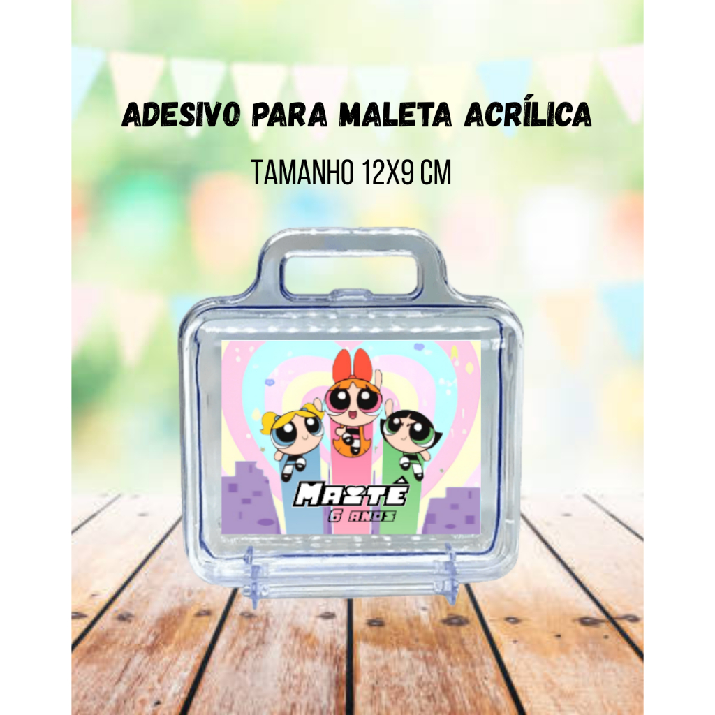 Adesivo Personalizado Meninas Superpoderosas | Lembrancinha Infantil | Festa Tema Desenho