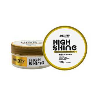 Kit 2x 🔥 CERA MODELADORA  HIGH SHINE 120G - INFINITY COSMETICS 🔥 Controle total dos fios, brilho duradouro e fixação