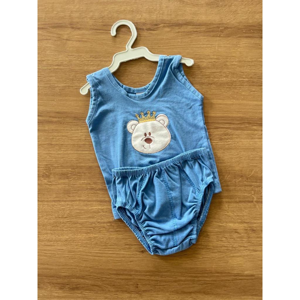 Roupa de bebê/Conjunto de menino/0 - 6 meses/Camiseta/Cueca