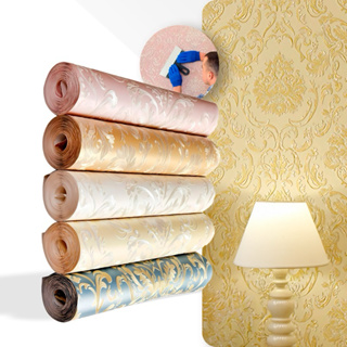 Papel de parede autocolante textura em auto relevo luxo em Oferta na Shopee