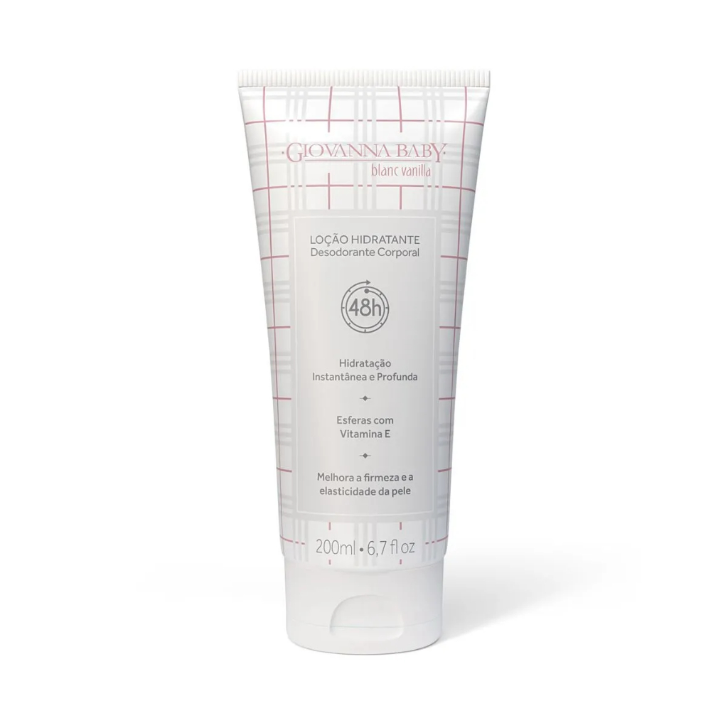 Loção Hidratante Desodorante Corporal Giovanna Baby Blanc Vanilla 200ml