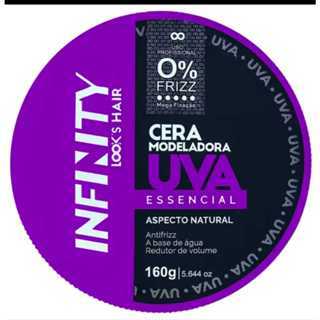 Cera Modeladora Uva INFINITY LOOKS HAIR 80g Controle total dos fios, brilho duradouro e fixação em Oferta na Shopee