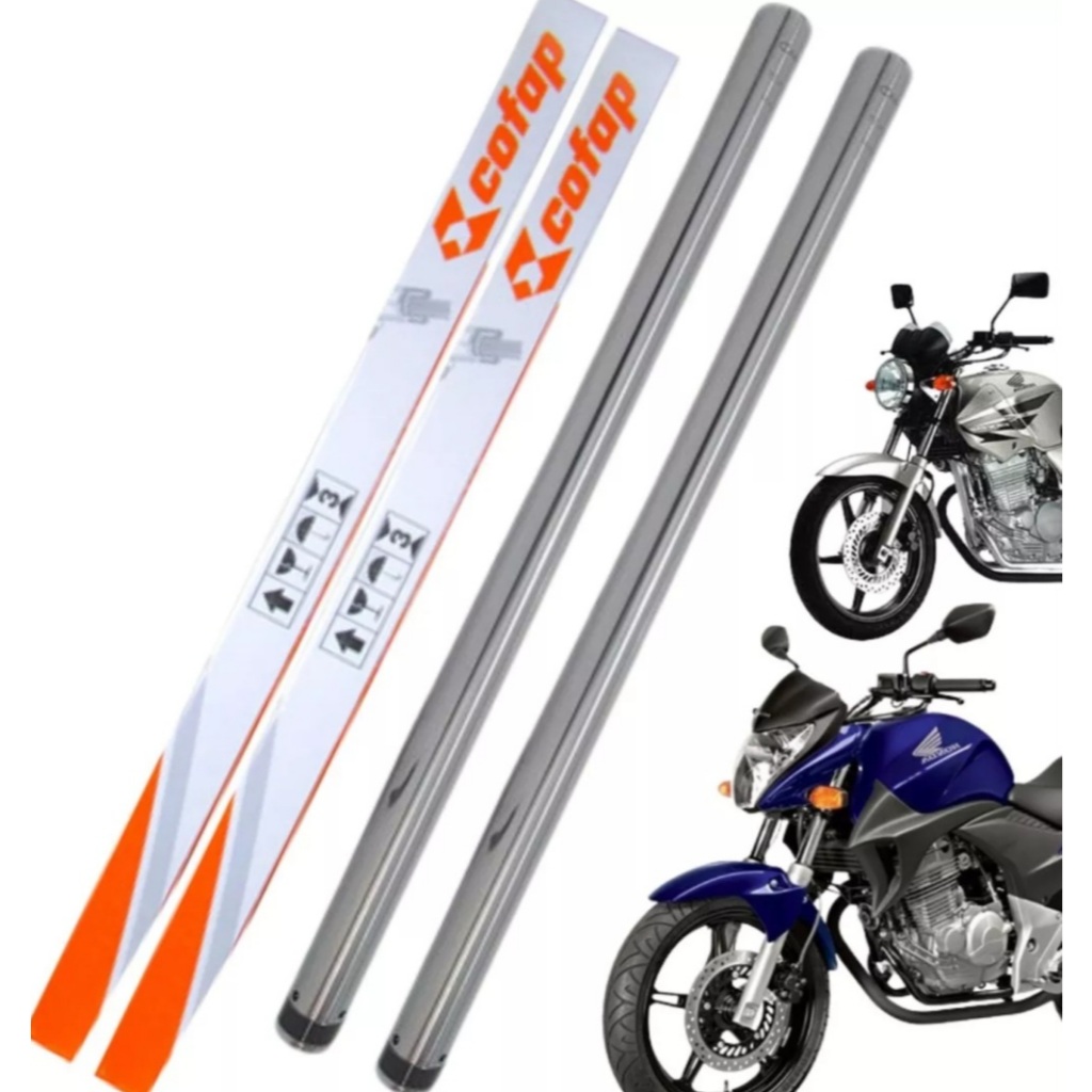 Par Tubo Cilindro Interno Bengala CBX 250 TWISTER 2001 2002 2003 2004 2005 a 2009 SEM RETENTOR Cofap