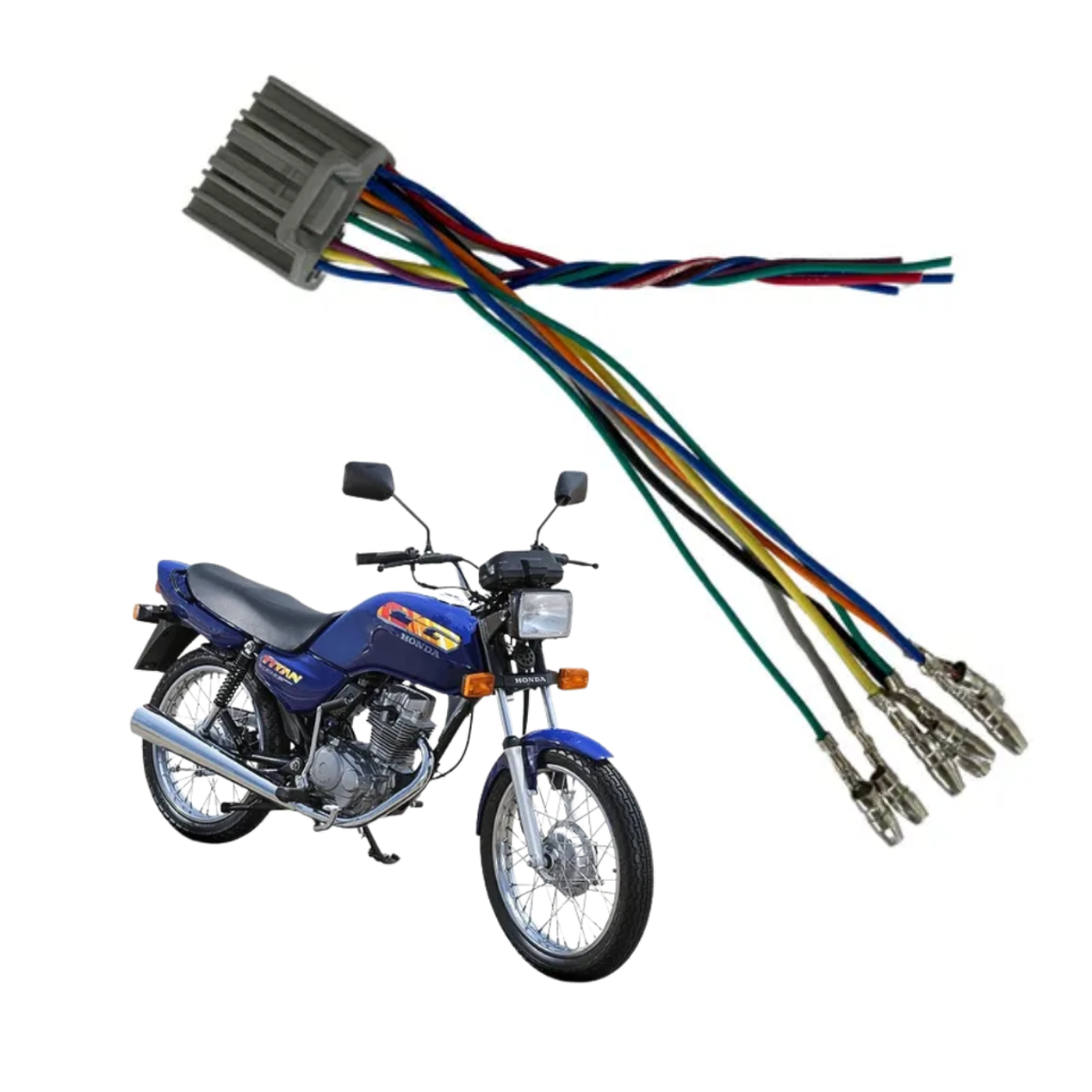 Plug Painel 160 Adaptado Para Ligar Na Cg 1999 / Today / Ml em Oferta na Shopee