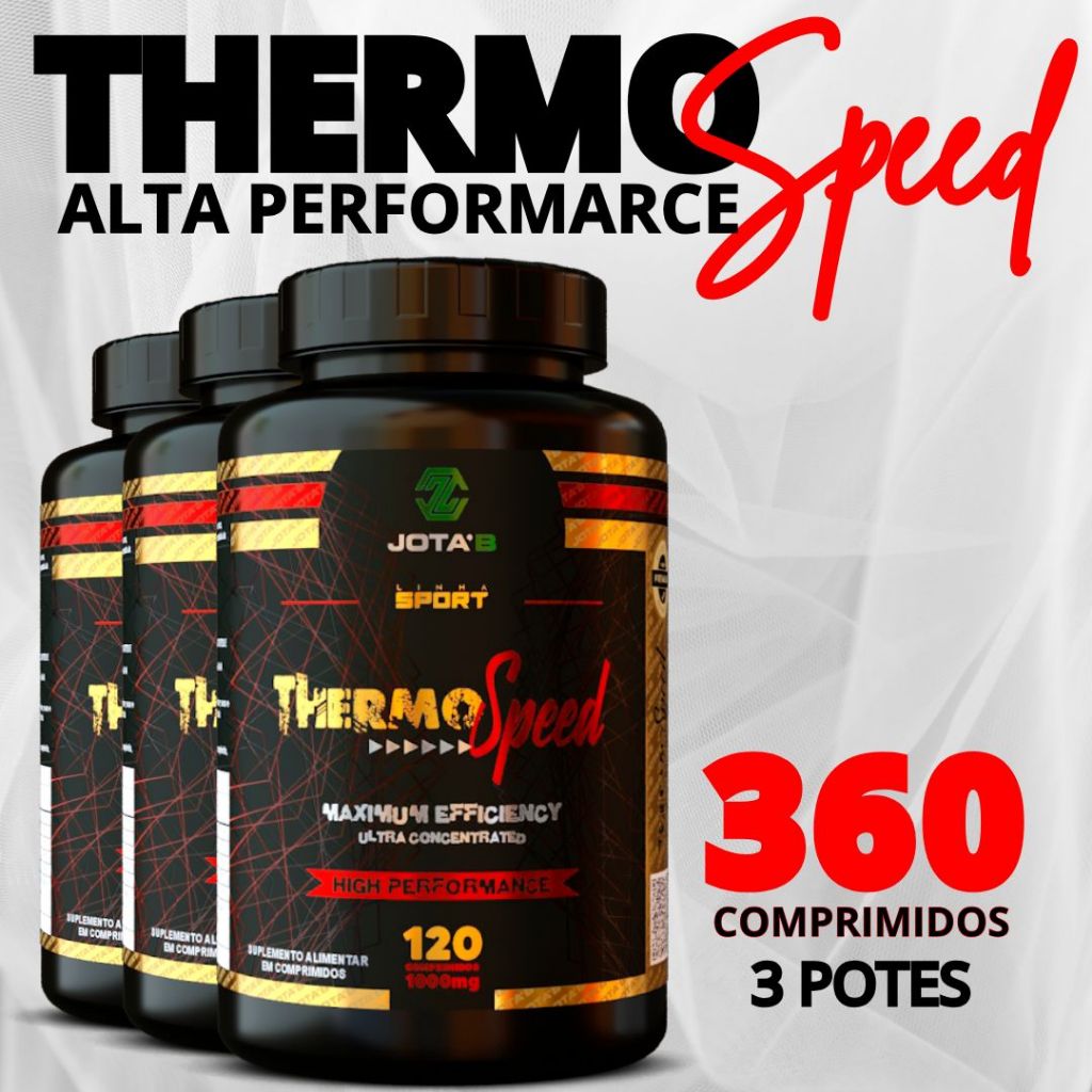 Suplemento Natual Thermo Speed em Comprimidos 1000mg - Energia e Desempenho