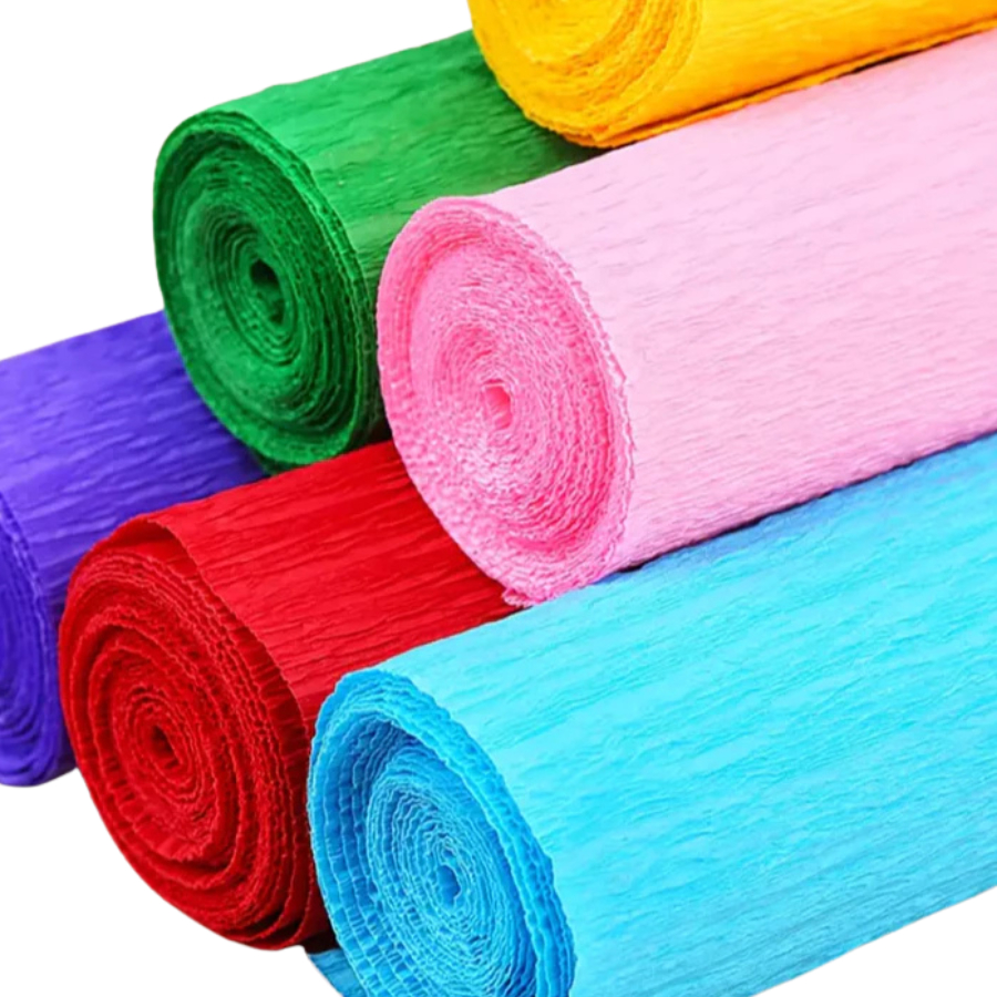 Papel Crepom Italiano Cartotecnica Rossi 50cm x 1,5m - 90 gramas  - Unidade - ARPEPEL em Oferta na Shopee