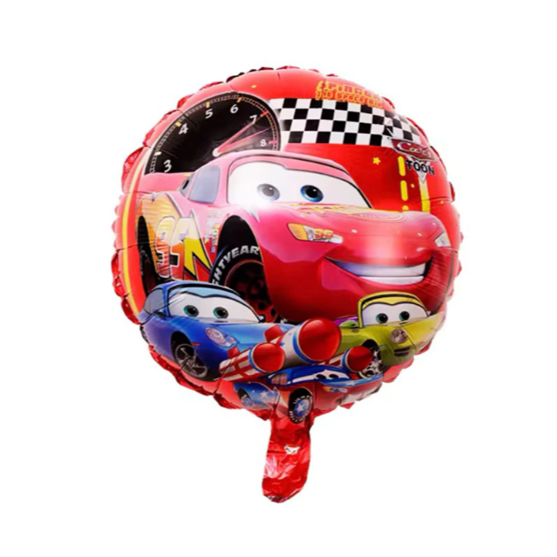Kit 10 Balões Metalizado Carros Relâmpago Mcqueen Redondo 45 cm Envio Imediato em Oferta na Shopee