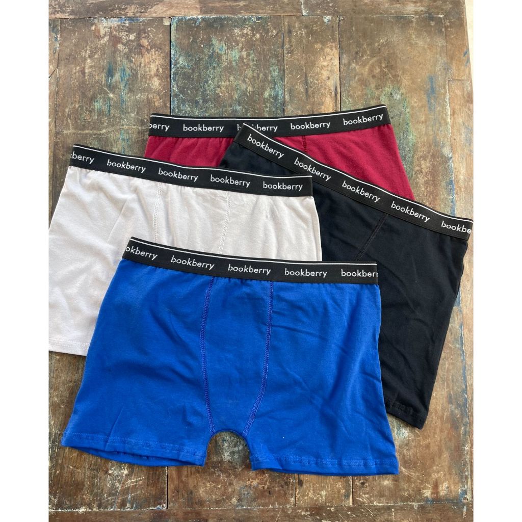 Kit 3 ou 5 Cuecas Boxer Cotton Algodão Masculina Adulto Premium