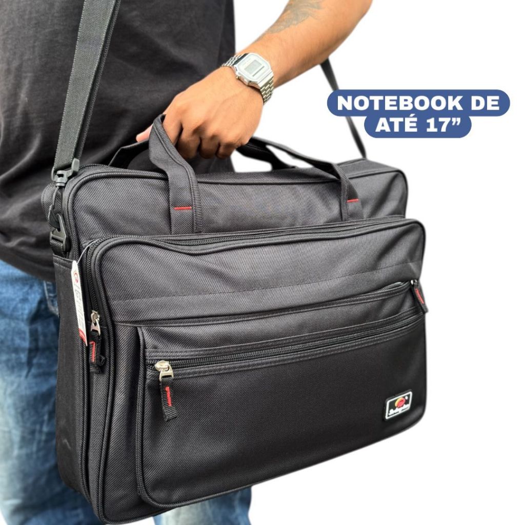 bolsa pasta feminina masculina para professor (a) com alça transversal de ombro novo bolsa pasta feminina masculina para professor (a) com alça transversal de ombro novo