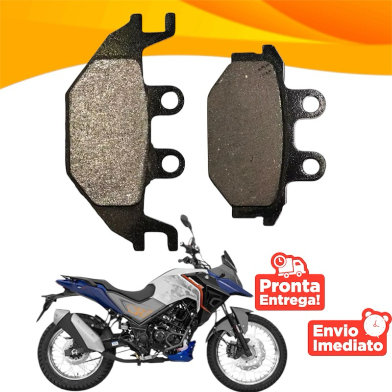 Pastilha De Freio Traseira Dafra Nh190 Sym Nh 190