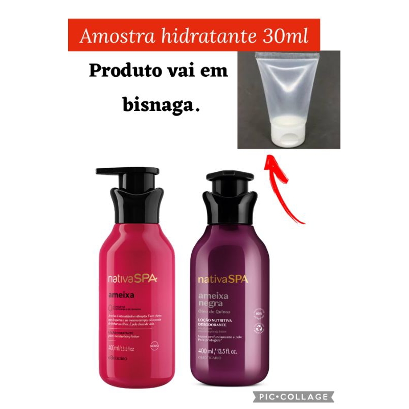 kit Nativaspa ameixa e ameixa Negra 30g em Oferta na Shopee