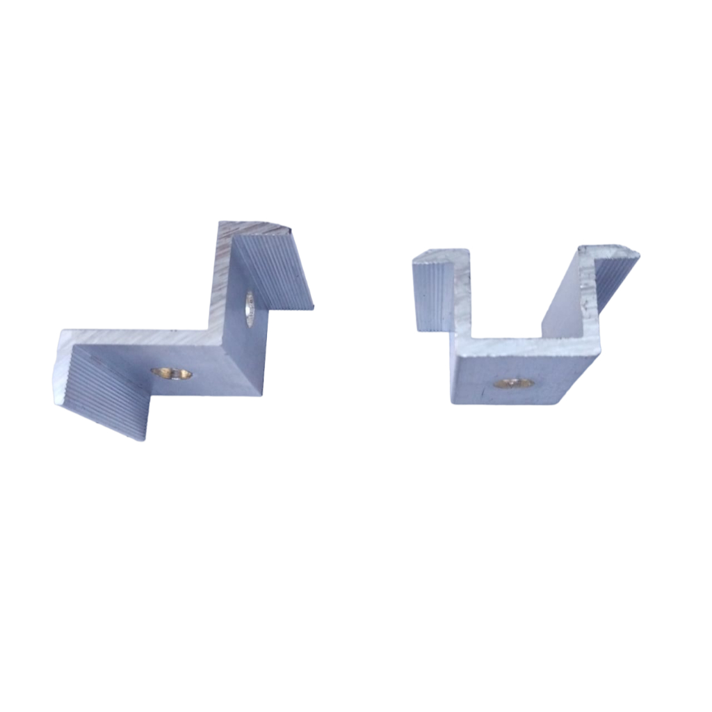 Kit C/ 10 Presilhas Grampos Clamps Para Placas Paineis Solares 30/35mm em Oferta na Shopee