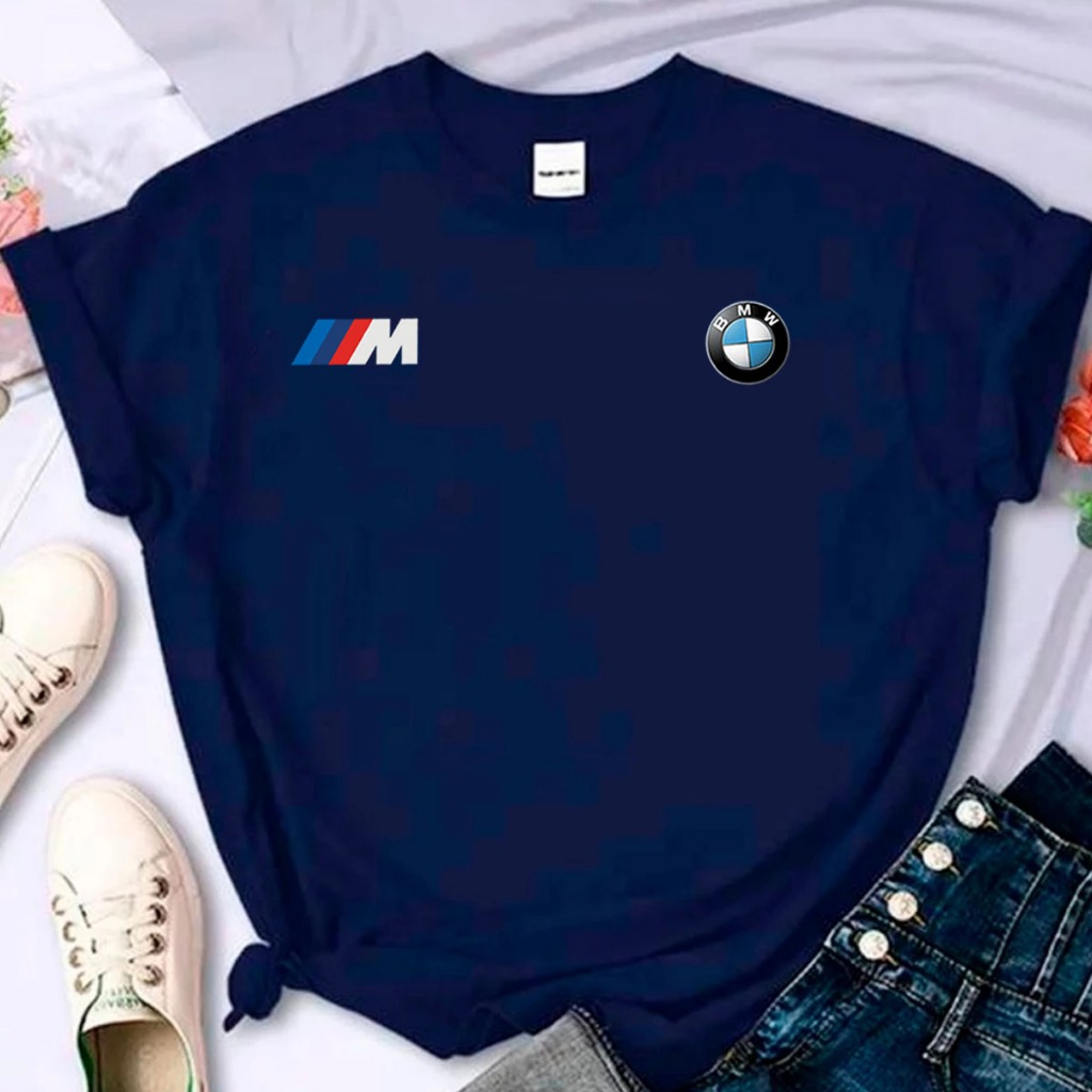 Camiseta Feminina T Shirt Promoção Algodão Carro De Luxo Bmw M3 em Oferta na Shopee