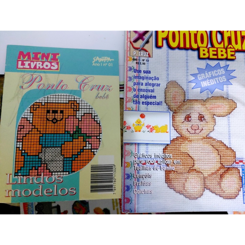 revista Mini Ponto Cruz 2 unidades
