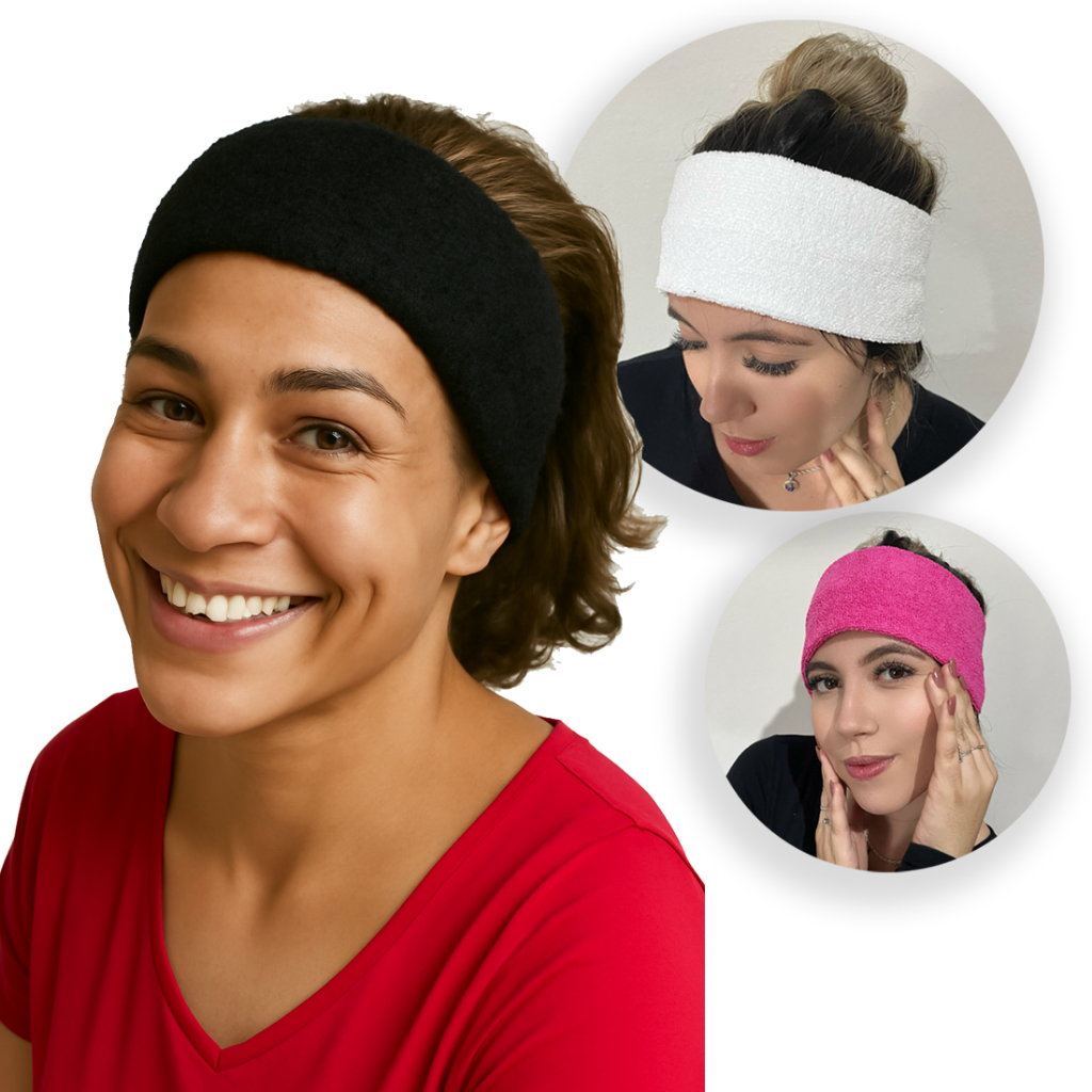 Kit 4 faixas de microfibra para cabelo sáude pessoal beleza e estética prnta entrega
