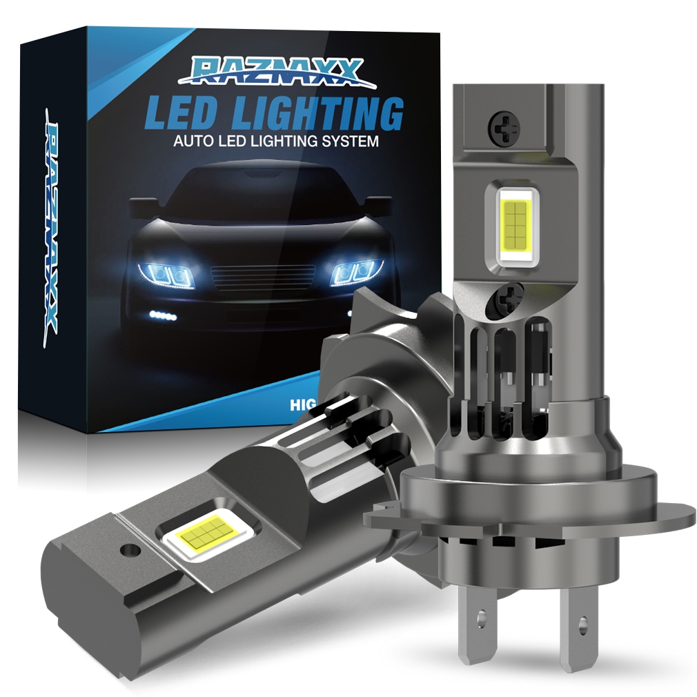 Par Lâmpada Ultra Super Farol Led Mini H4 H7 H8 H11 9005 HB3 9006 HB4 6500K Branco 30000LM em Oferta na Shopee