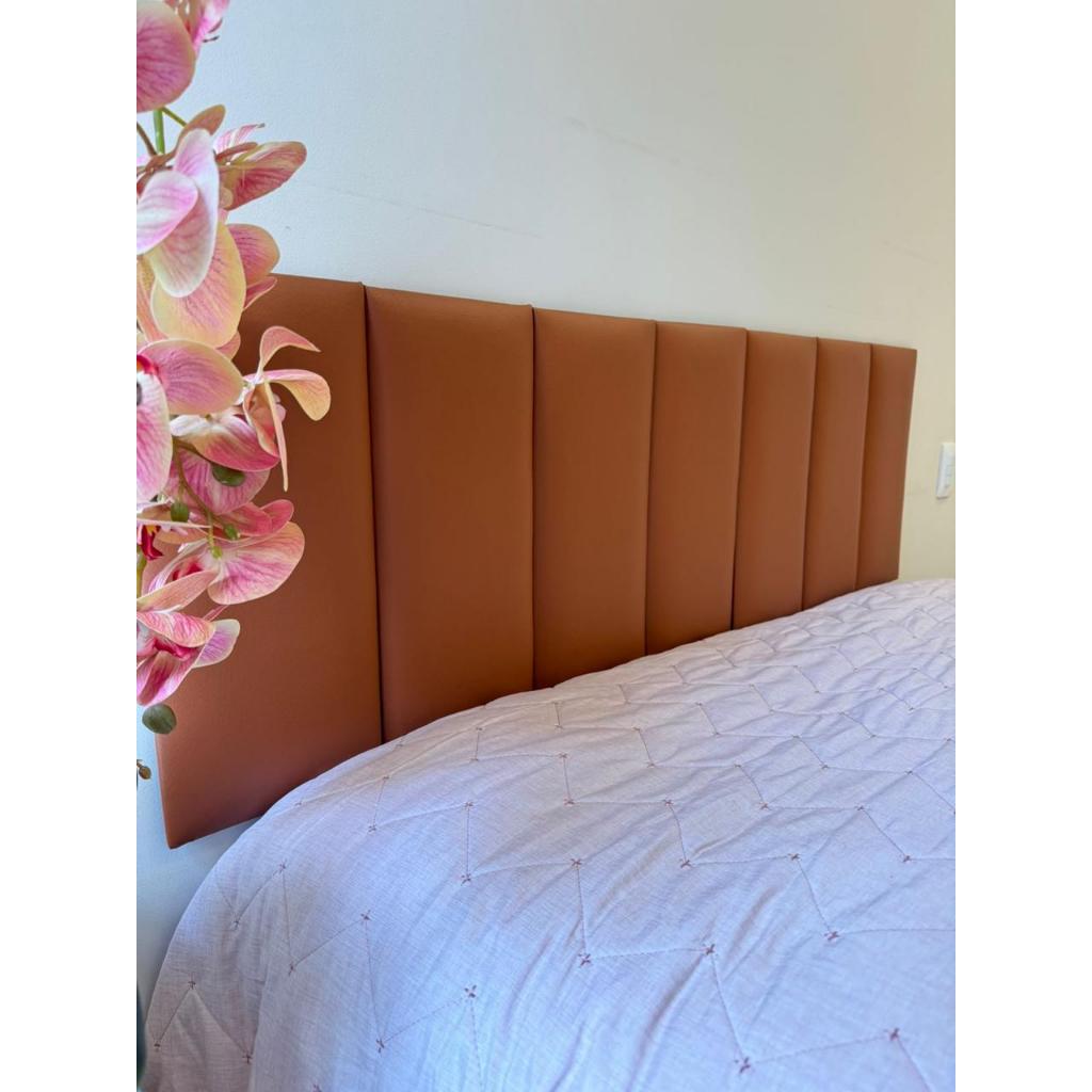 Kit Cabeceira Courino Modular Estofada para Cama Box 45cmX20CM - ENVIO RÁPIDO em Oferta na Shopee