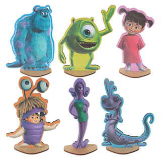 Kit Display de Mesa 6 Peças Para Festa Monstros SA em Oferta na Shopee