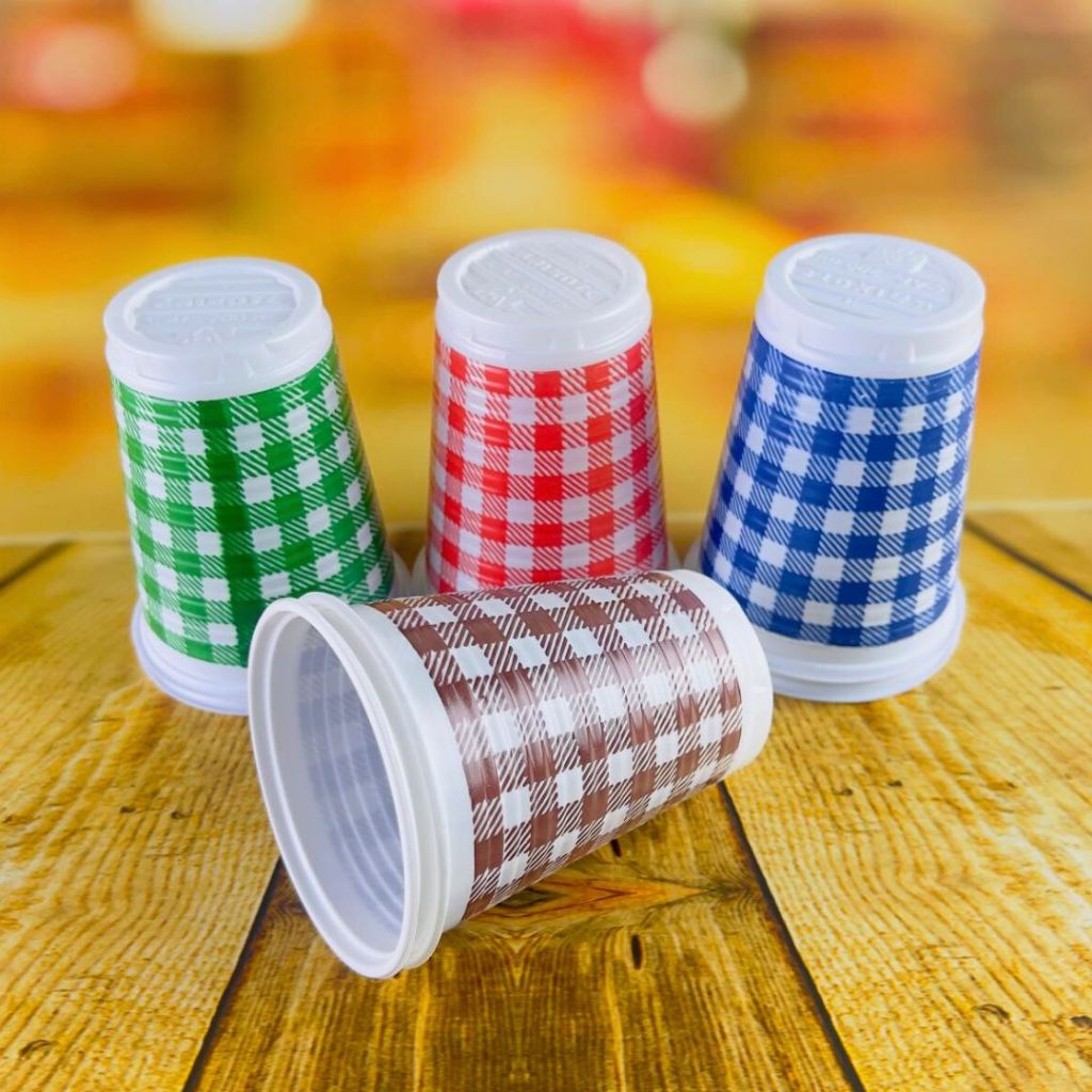 200 COPO FESTA JUNINA XADREZ 200 ML MISTO  FESTA JUNINA 2025 em Oferta na Shopee