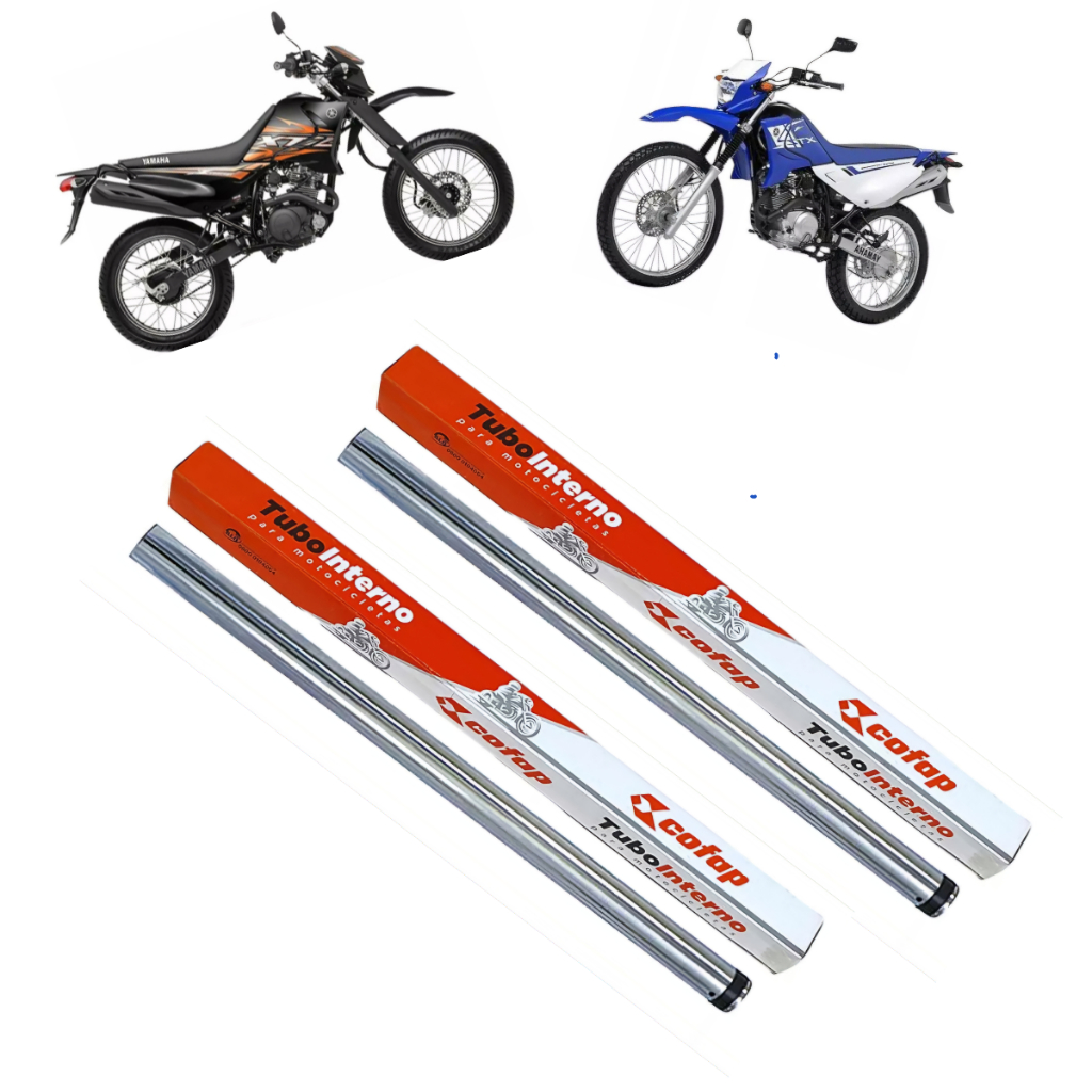 Par Tubo Cilindro Interno Bengala XTZ 125 2003 2004 2005 2006 2007 2008 até 2012