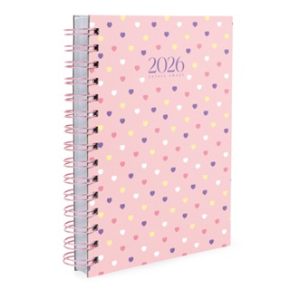 Agenda 2026 Capa Dura Colors Sweet Corações Cores em Oferta na Shopee