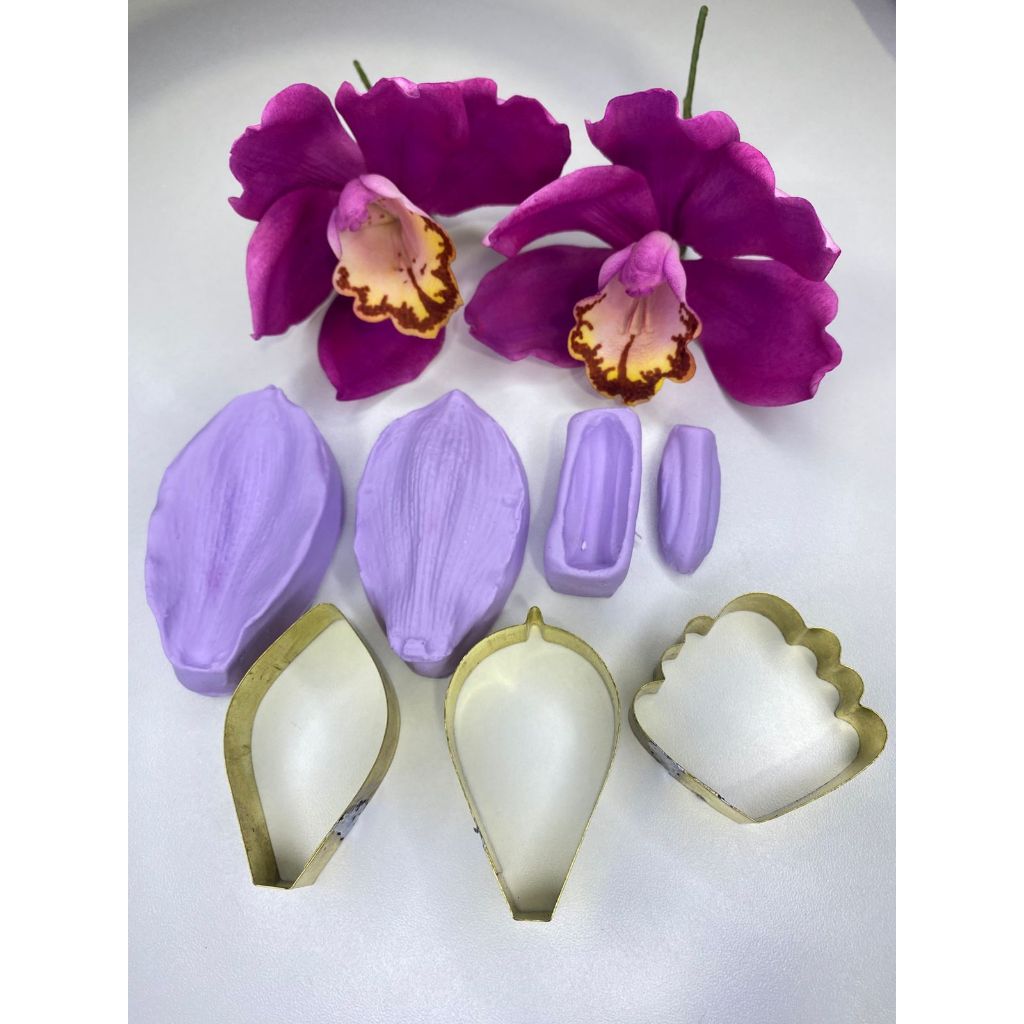 KIT CORTADOR E FRISADOR ORQUIDEA CYMBIDIUM G