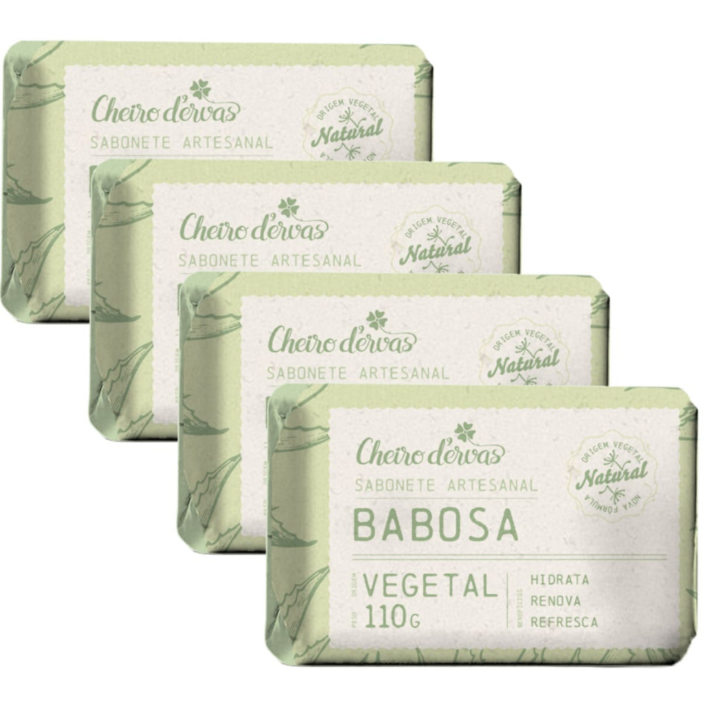 Sabonete de Babosa 110g - Cheiro D'ervas