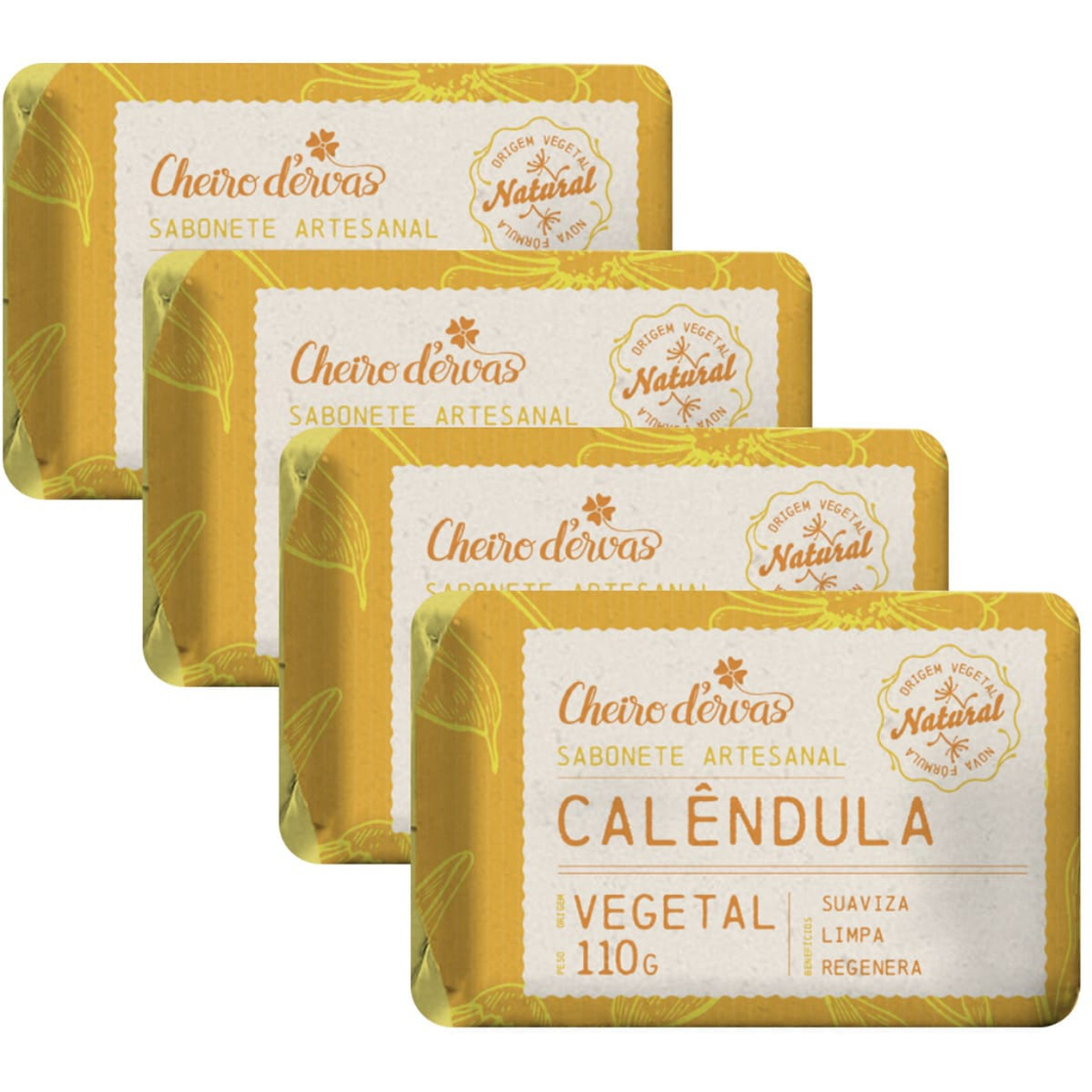 Sabonete de Calêndula 110g - Cheiro D'ervas