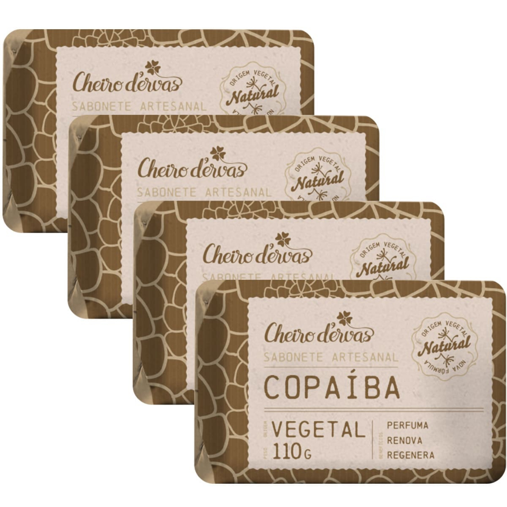 Sabonete de Copaíba 110g - Cheiro D'ervas