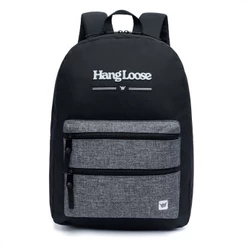 Mochila Escolar Hang Loose Masculina 18L Reforçada Espaçosa Casual