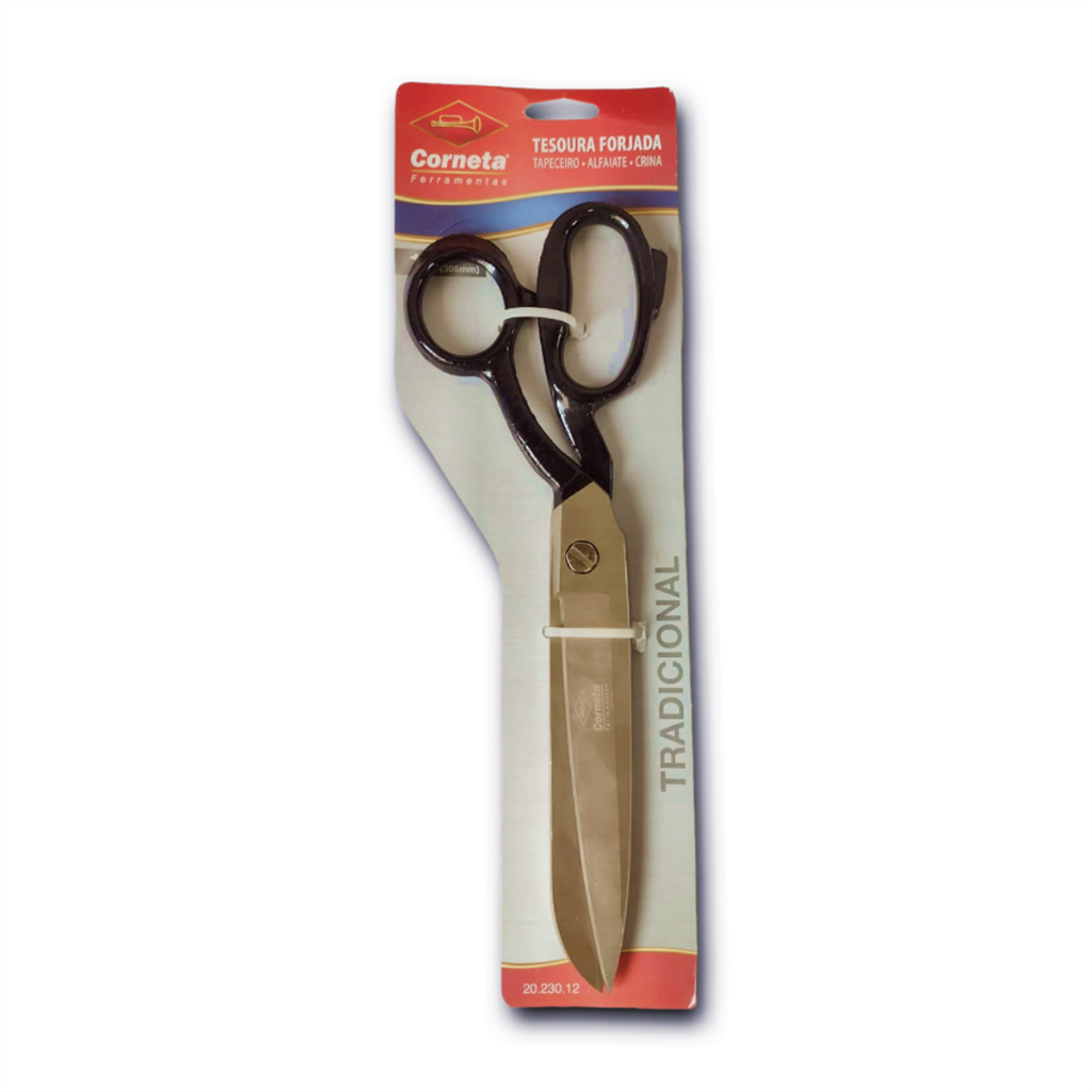 Raízes Do Couro Tesoura Forjada Corneta 12" Para Crina Oferta Do Dia