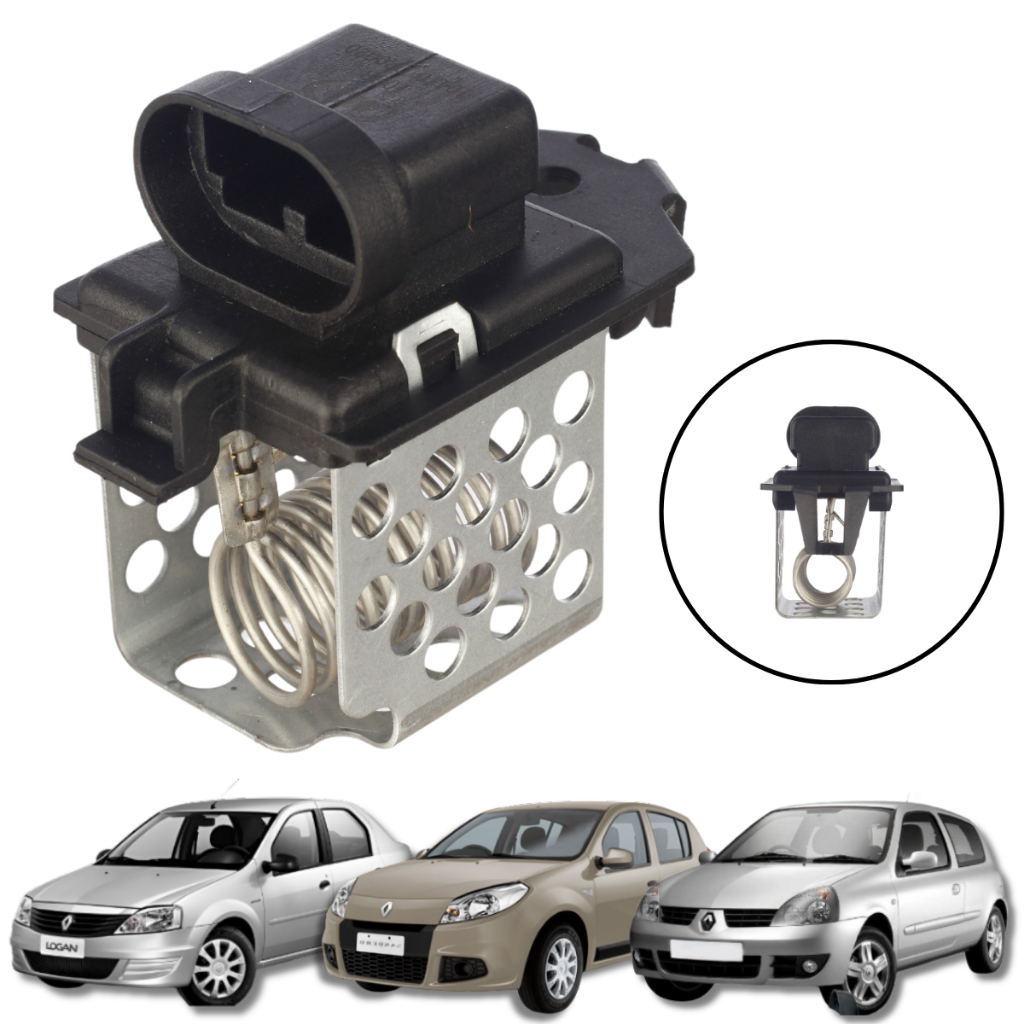 RESISTÊNCIA DO ELETROVENTILADOR RENAULT CLIO 2001/ LOGAN SANDERO em Oferta na Shopee