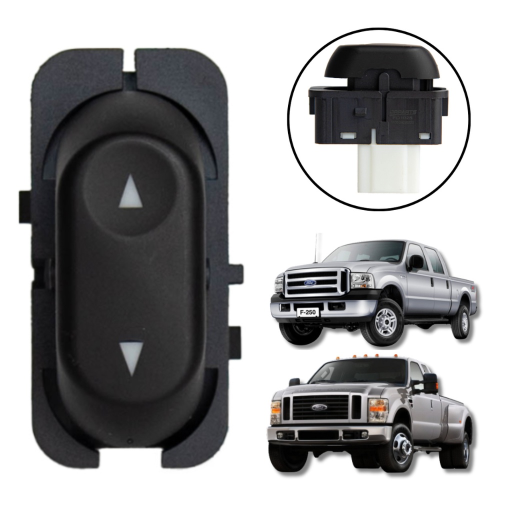 BOTÃO INTERRUPTOR VIDRO ELÉTRICO FORD F250 1999/2008 F4000 em Oferta na Shopee