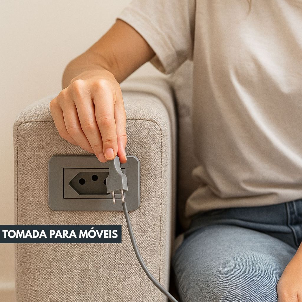Tomada de Embutir para Móveis Lumitek 10ah Abnt10A - Home Appliances